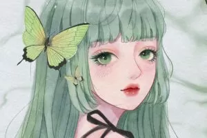 鱼小沫2020少女头像线稿精品课零基础入门【画质高清】