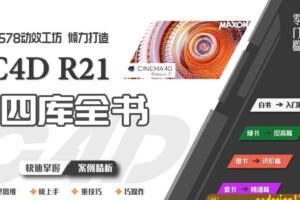 【578动效工坊】C4D R21学习从零到大神【画质高清有素材】