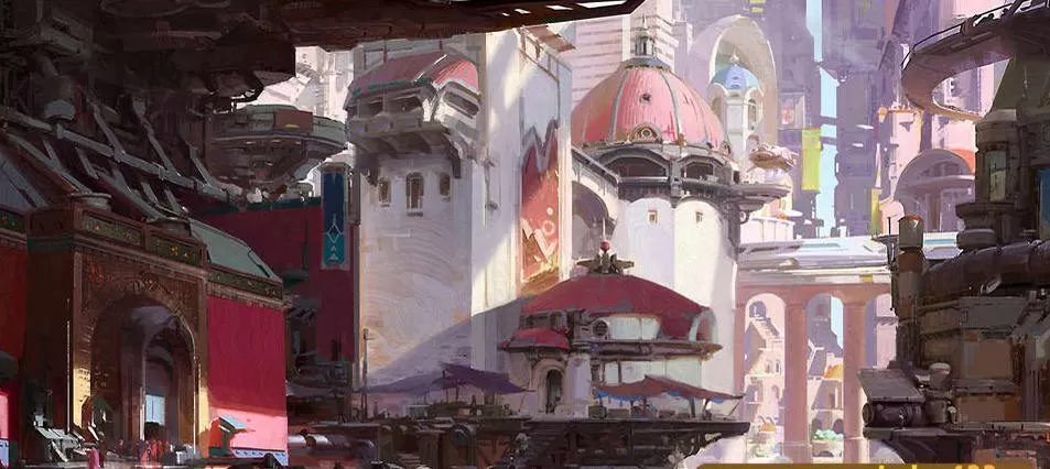 徐慕阳三叠色场景原画网络班教程【画质还行】