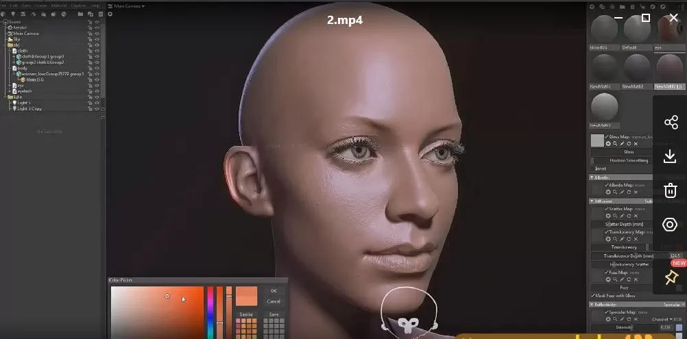 次时代角色与场景贴图渲染综合实战案例高级教程【画质高清有素材】