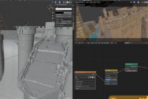 blender零基础 概念设计篇 Blender2.8+PS中世纪场景概念设计