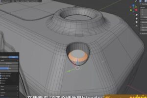 blender零基础 建模篇 硬表面综合小案例 遥控模型