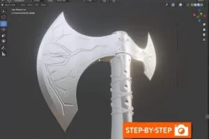 blender零基础 建模篇 CGfast 多边形建模训练营—龙斧
