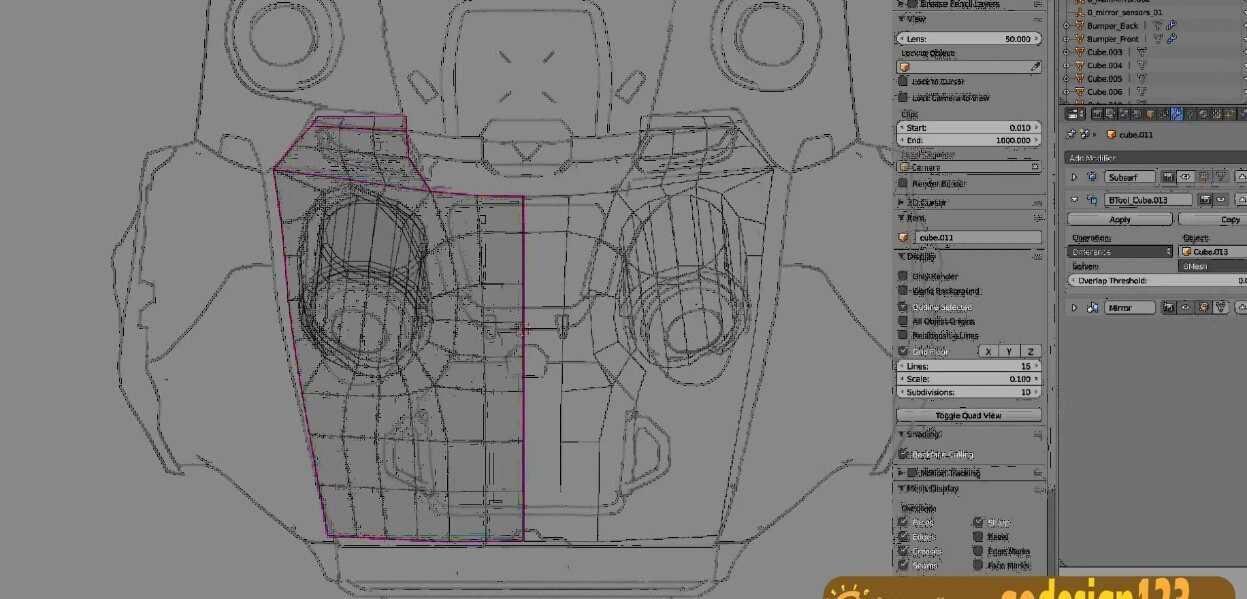 Blender零基础 建模篇 Blender2.79 硬表面建模