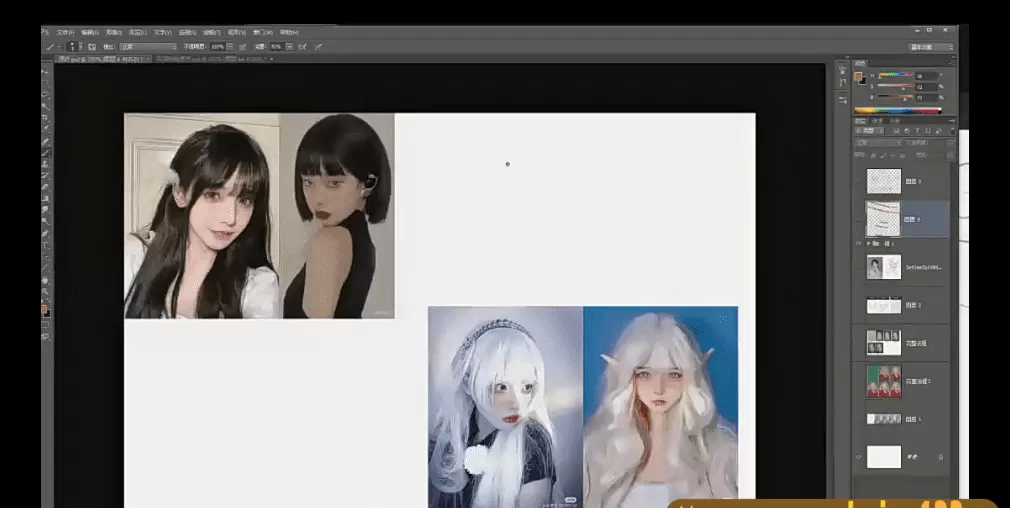 索菲亚2022Ipad厚涂人物头像特训班第五期【画质都一般有笔刷】