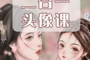 阿贞二合一ipad头像课【画质高清只有视频】