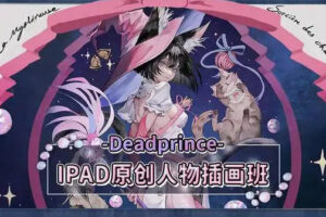 deadprince ipad原创人物插画班第2期2021年8月结课【画质不错只有视频】