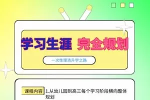【捐赠[红包]29.90·《YL2152-1882507的店铺-通往名校之路——学习与升学完全规划（年级、科目）》】