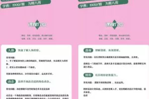 曼奇立德ab班2020年+送星雨预科角色班2020年+大触课堂