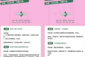 曼奇立德ab班2020年+送星雨预科角色班2020年+大触课堂