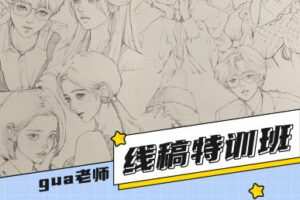 gua老师线稿特训班第1季2023年1月结课【画质不错有笔刷】