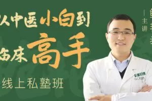 【捐赠[红包]39.99·《AL3989-鲍艳举–从中医小白到临床高手线上私塾班1980》】