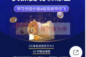 【捐赠19.9[红包]·《Z1108-薛辉开课吧新课》】