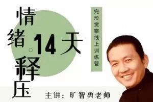 【99[红包]·S4109情绪释压14天——完形觉察线上训练营】