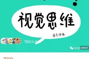 【捐赠[红包]39.99·《AL4626-泡泡视觉引导-【点击学习】毛泡泡??视觉思维训练营第10期》】