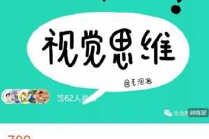 【捐赠[红包]39.99·《AL4626-泡泡视觉引导-【点击学习】毛泡泡??视觉思维训练营第10期》】