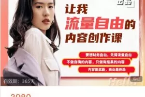 【捐赠[红包]69.99·《AL4803-大蓉出品-让我流量自由的内容课》】