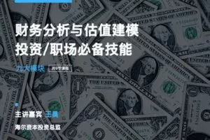 【捐赠9.9[红包]·《Z0575-有见云课堂-财务分析与估值建模》】