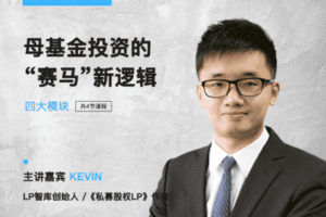 【捐赠19.9[红包]·《Z7619-有见云课堂-母基金投资：投资组合优化、运营管理及业绩优化》】