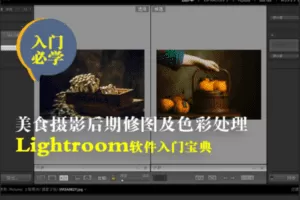 【捐赠19.9[红包]·《Z5002-旧食课堂-Lightroom美食摄影后期修图及色彩处理》】