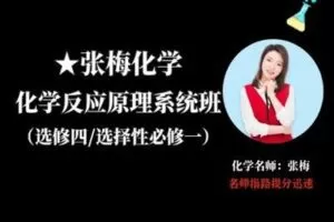 【捐赠[红包]39.90·《YL2166-张梅星炫课堂-【张梅化学】化学反应原理同步精讲系统班配教材答疑》】