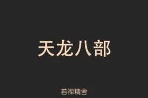 【捐赠29.9[红包]·《Z7662-若禅云舍-天龙八部》】