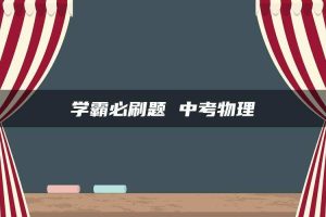 学霸必刷题 中考物理
