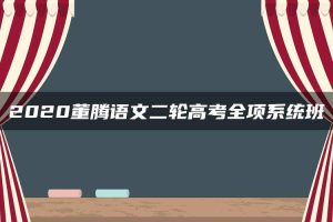 2020董腾语文二轮高考全项系统班