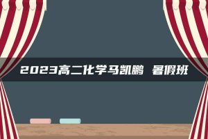 2023高二化学马凯鹏 暑假班