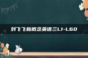 刘飞飞新概念英语三L1-L60