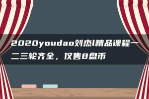 2020youdao刘杰l精品课程一二三轮齐全，仅售8盘币