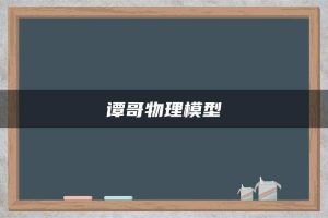 谭哥物理模型