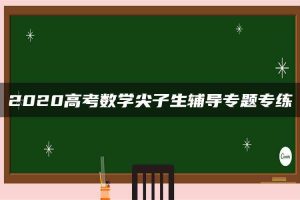 2020高考数学尖子生辅导专题专练