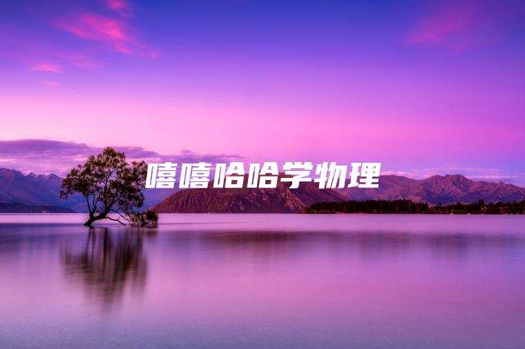 嘻嘻哈哈学物理