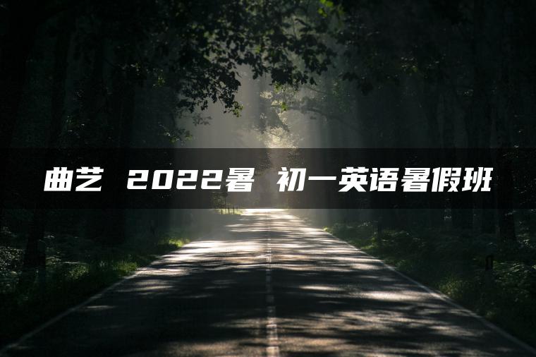 曲艺 2022暑 初一英语暑假班