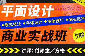 付顽童x方格2022平面设计商业实战班第5期【画质高清有素材无附加课】