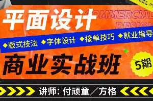 付顽童x方格2022平面设计商业实战班第5期【画质高清有素材无附加课】