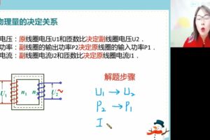 高明静 高二物理2022年寒假班