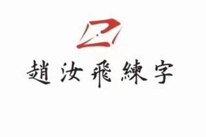 【赵汝飞】练字笔画基础课程