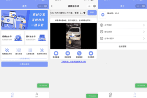 新版多功能去水印工具微信小程序源码下载带流量主功能