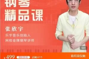 【捐赠[红包]19.99·《AL4882-中老年艺术网校-钢琴精品课【2302期】》】