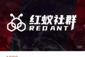 【捐赠[红包]9.99·《AL4921-红蚁官方-红蚁社群【48节落地系统课程+2000人高端社群】》】