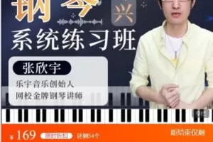 【捐赠[红包]9.99·《AL4884-中老年艺术网校-钢琴即兴系统练习班》】