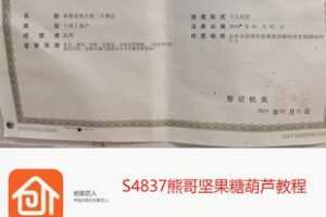 【18[红包]·S4837熊哥坚果糖葫芦教程】