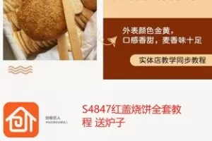 89[红包]·S4847红盖烧饼全套教程 送炉子】
