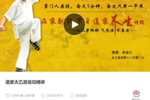 【10[红包]·S4185道家太乙游龙功精讲】