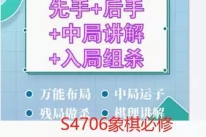 【27[红包]·S4706象棋必修课程】