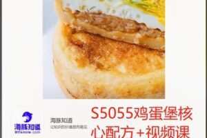 【29[红包]·S5055鸡蛋堡核心配方+视频课程】