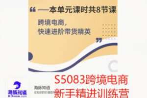 【19[红包]·S5083跨境电商新手精进训练营】