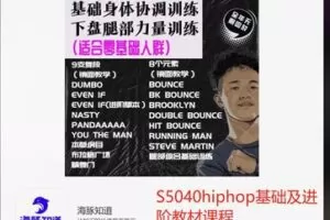【38[红包]·S5040hiphop基础及进阶教材课程】